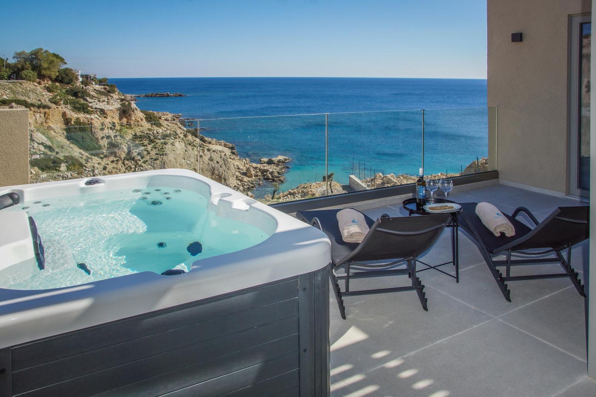 Aquamarine Luxury Suites Archangelos  Bagian luar foto