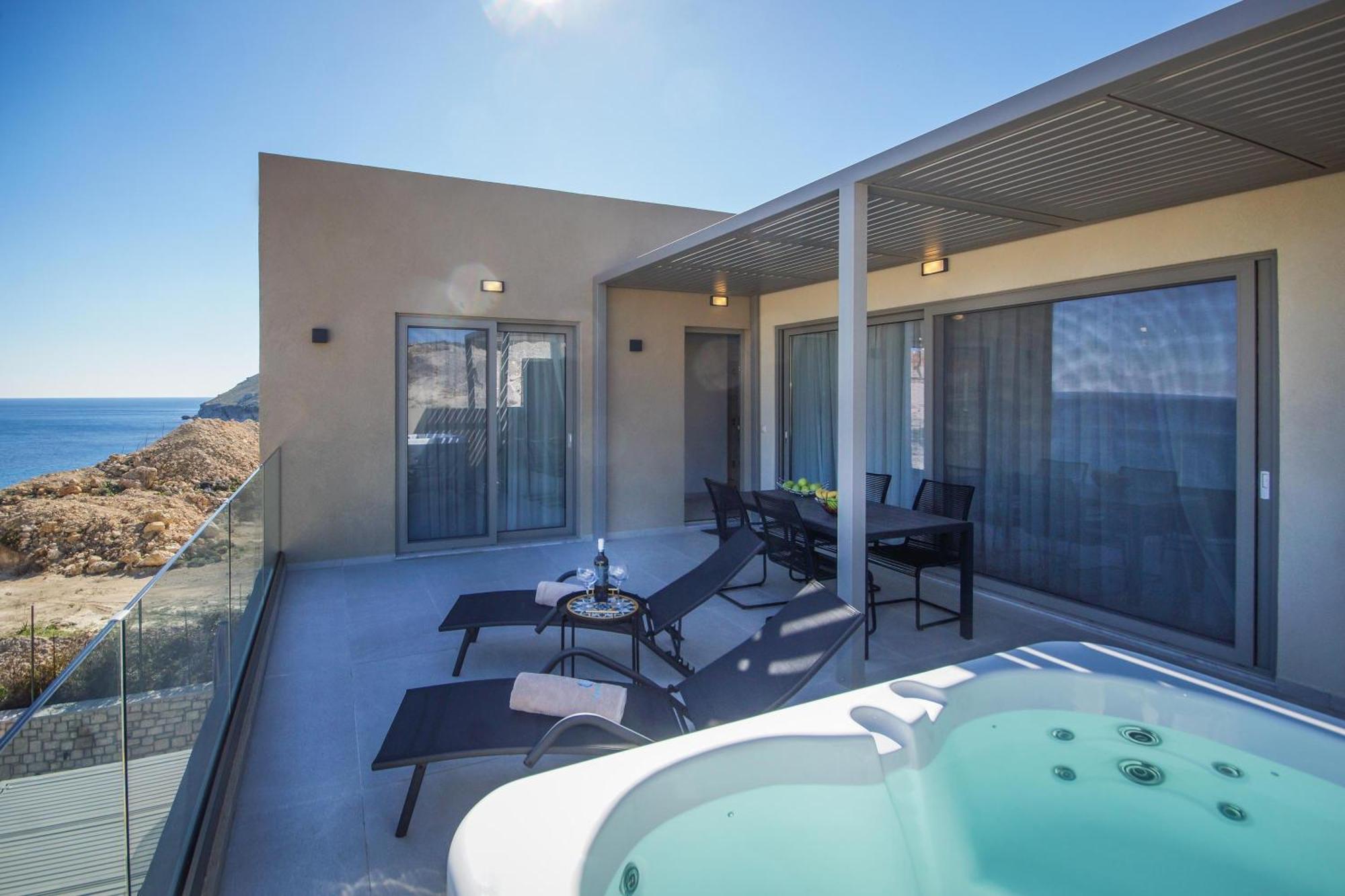 Aquamarine Luxury Suites Archangelos  Bagian luar foto